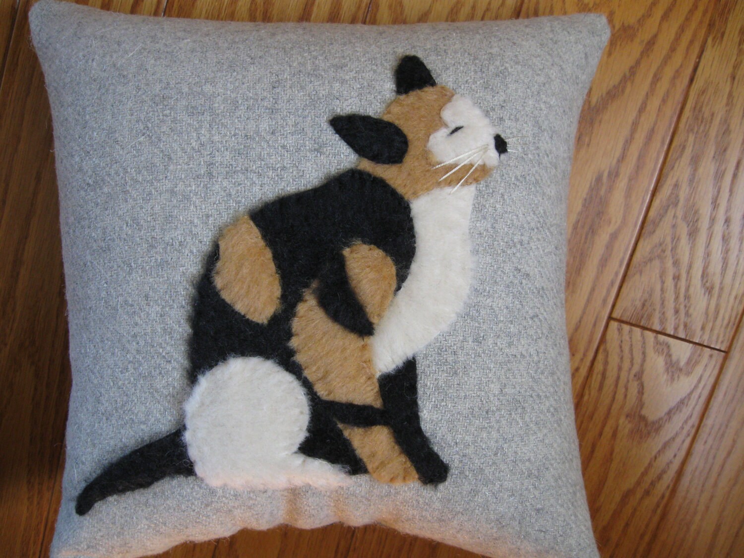 calico cat pillow pet