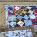 Flannel Baby Quilt / Lap Quilt - Hand Made - One of a Kind - COWBOY