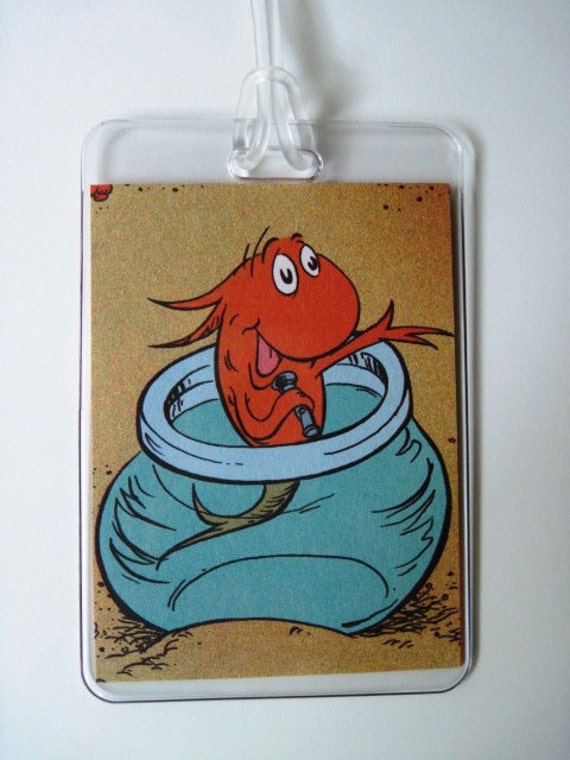Dr. Seuss Fish in Bowl from Cat in the Hat Recycled