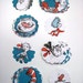 CAT in the HAT - Dr. Seuss - Recycled Paper Punches - Over 75