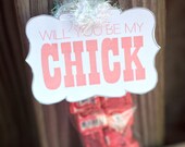 Will You Be My Chick PRINTABLE Party DIY Valentine Tag by Love The Day Il_170x135