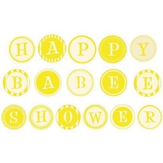 BaBee Baby Shower PRINTABLE Bee Banner from Love The Day Il_570xn