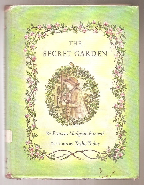 SECRET GARDEN Frances Hodgson Burnett Tasha by vintagebooklover