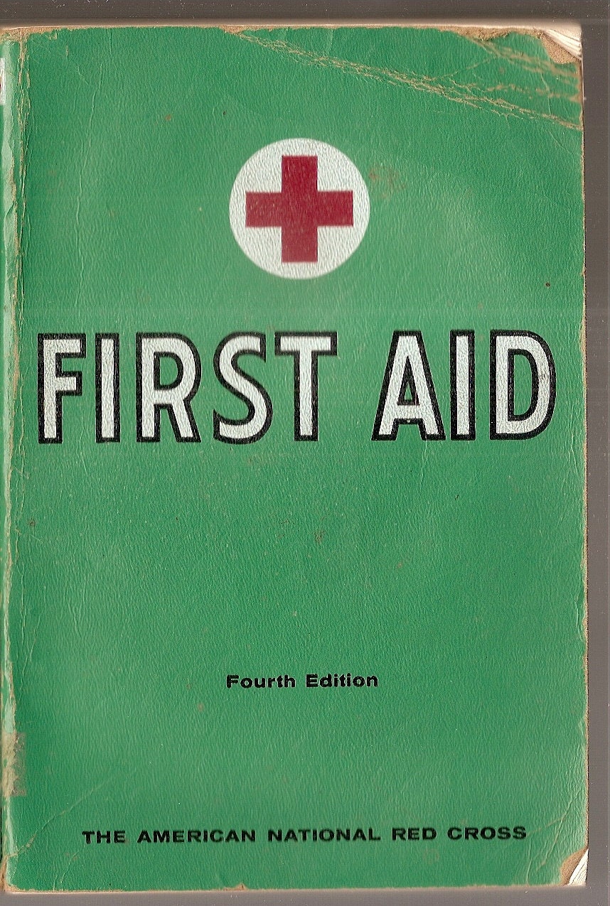 First Aid Book Green Cover 4th Edition 1957 by vintagebooklover