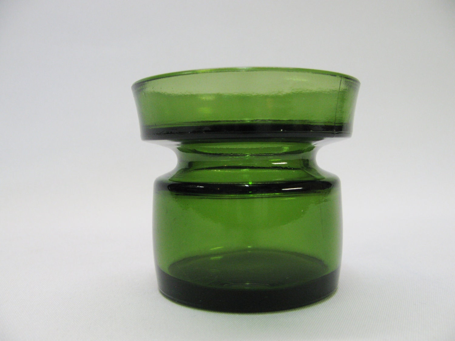 Dansk Designs LTD IHQ Green Glass Candleholder