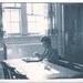PRAYING Alone in Cafeteria By SUNLIGHT WINDOW Photo 1964