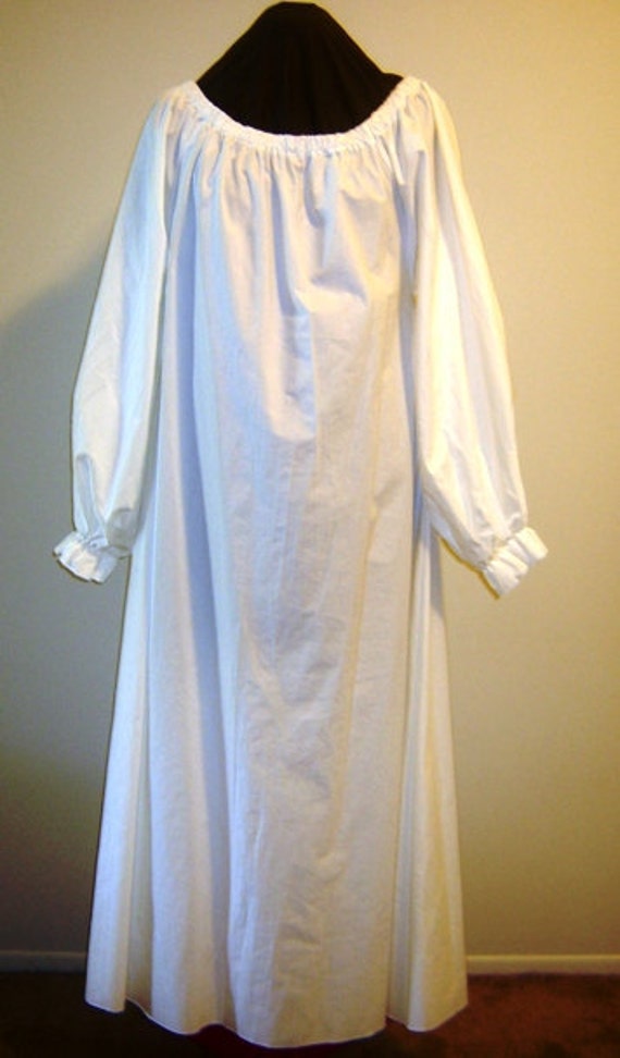 Full Length Long Sleeve Renaissance Chemise by welldressedlady