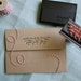 custom fully handlettered address stamp (rubber)