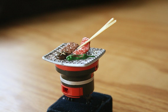 Galbi Steak on the stove bbq grill ring