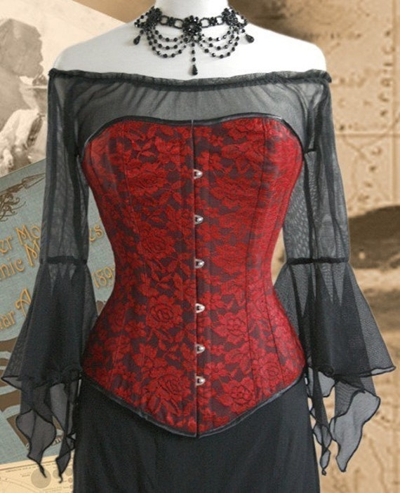 Renaissance Steampunk Corset under top