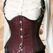 SALE! 30" Waist Steampunk "Privateer" Underbust Victorian corset with braces last one ever