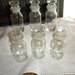 Set of 6 Vintage Glass Spice Jars