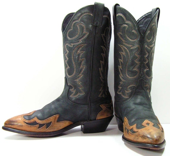 vintage code west cowboy boots mens 8.5 EE or womens 10 wide