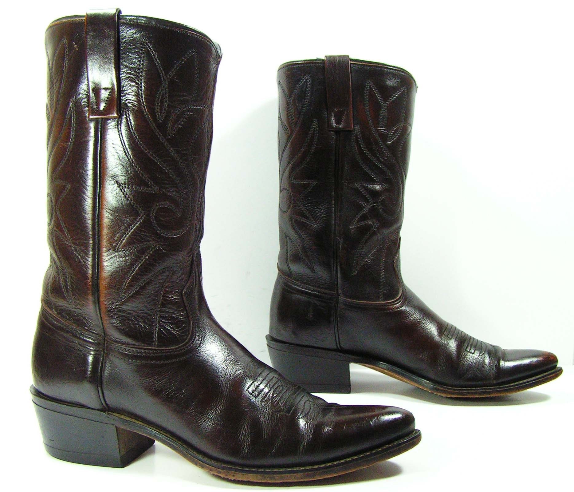 womens 10 M B vintage acme cowboy boots by vintagecowboyboots