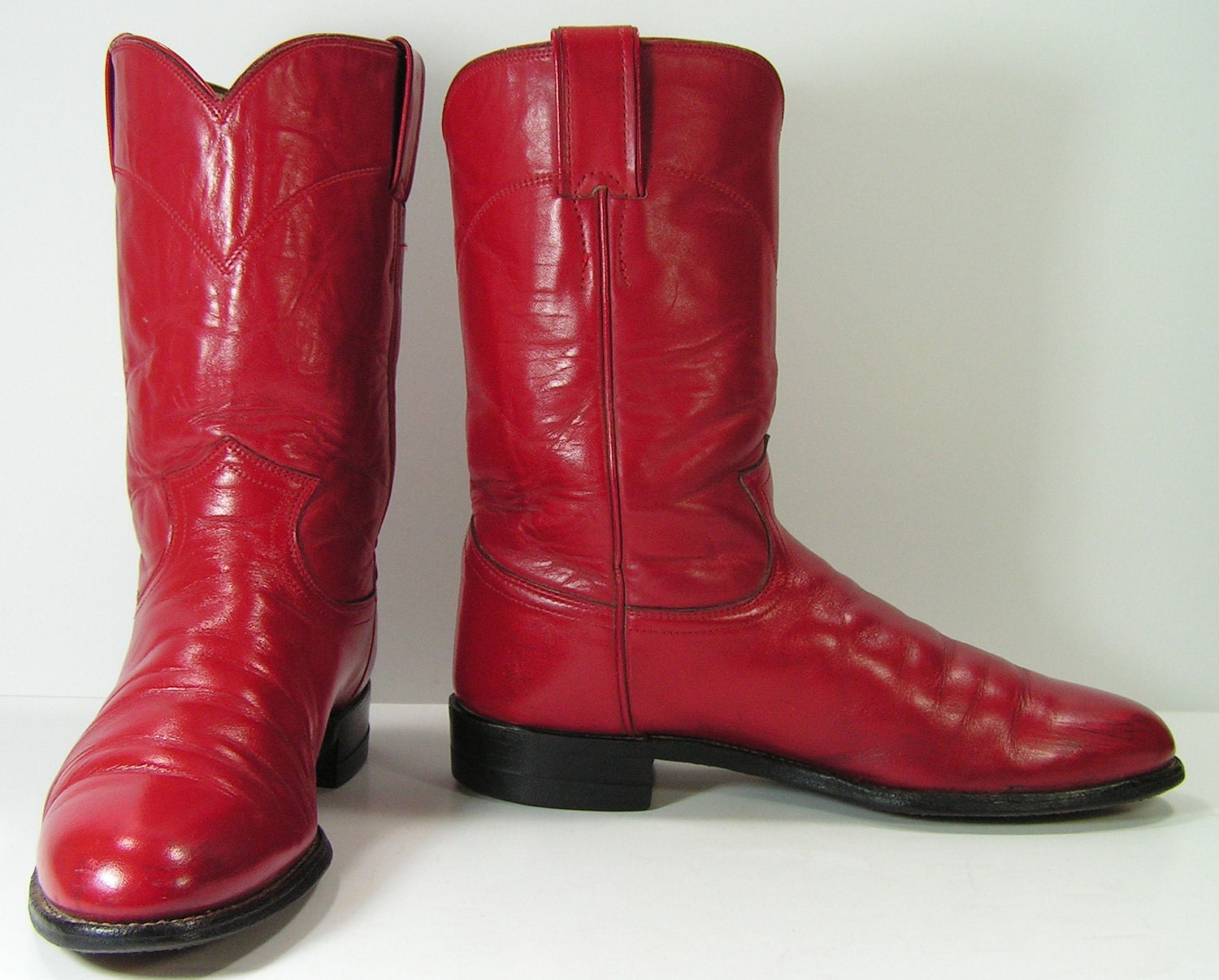 red roper cowboy boots womens 7.5 c vintage leather western