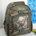 Personalized Kids Backpack Pottery Barn Star Wars (Small Size) -- Yoda