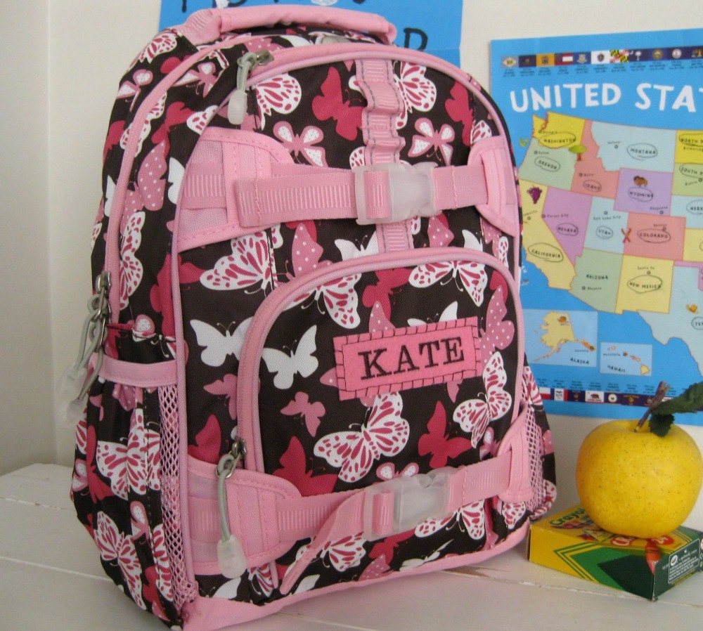 Kid's Backpack Monogrammed Pottery Barn Small Size