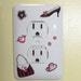 Diva steel outlet cover - swarovski crystals
