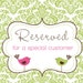 Custom listing for Kelly D