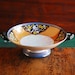 Noritake Porcelain Lustreware Candy Dish, Orange and Blue