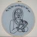 Twin Peaks Log Lady Embroidery--Wall Art