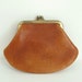 Vintage Leather Coin Purse - CIJ SALE
