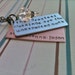 The Greatest Blessings Are The Unexpected Ones....Hand Stamped Necklace