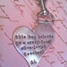 NEW-Large Whimsical Heart Hand Stamped Bag Tag