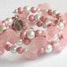 Pale Pink Rose Bracelet
