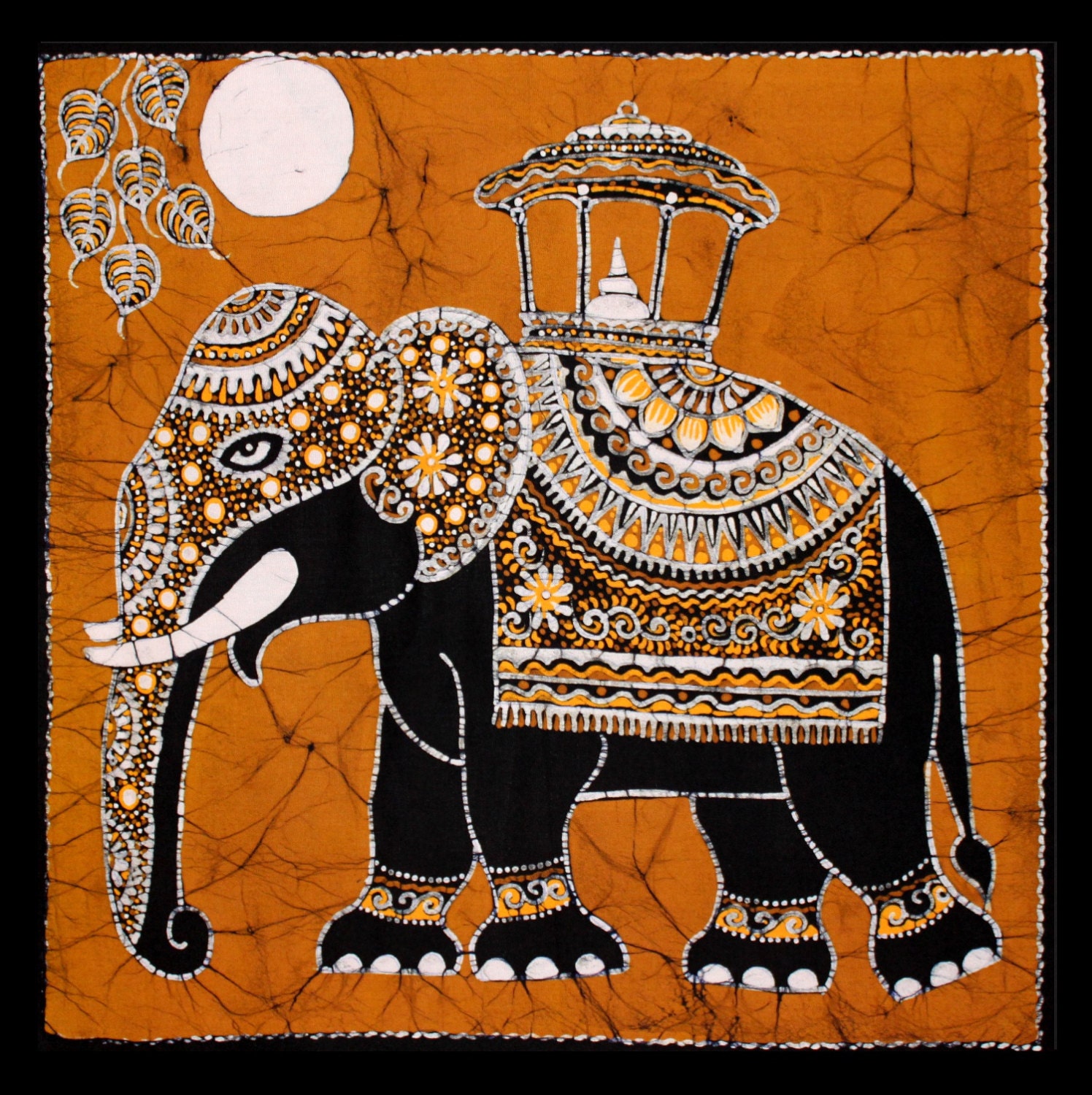 batik elephant tapestry www.hippieshop.com | Batik art, Elephant art ...