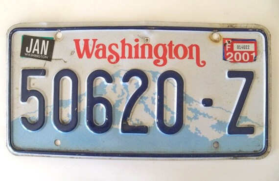 1 Used Washington State License Plate Ready by leapinglemming