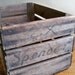 Nicely Distressed Spencer Wood Produce Crate - Box