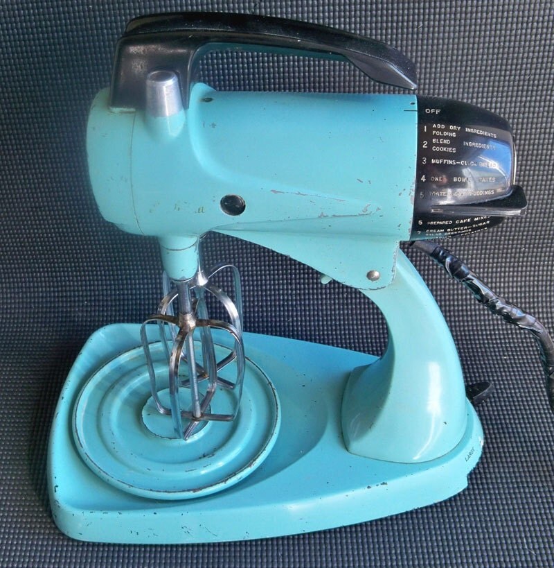 Vintage Model 12 Sunbeam Mixmaster Stand Mixer by leapinglemming
