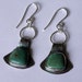 Gorgeous Handcrafted Sterling Silver and Nevada Turquoise Earrings