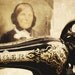 Old things, old ways. Singer sewing machine in sepia 8x12 art photo
