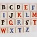 Custom order-Mosaic tile-MINI ALPHABET tiles to mosaic ceramic tiles, handmade