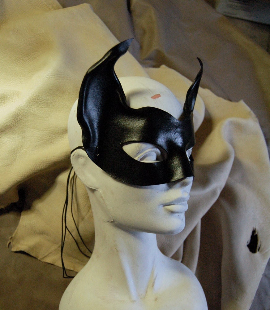 Cat bat catwoman batwoman eye mask ready to ship