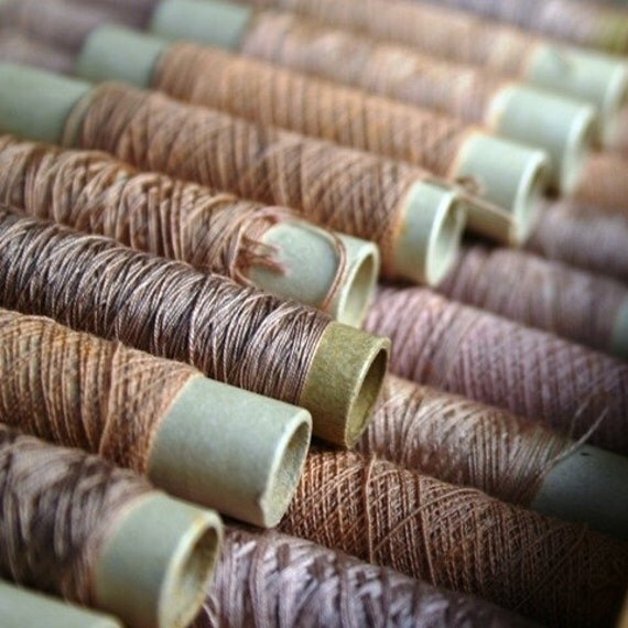 The lovely pink sewing thread collection by MademoiselleChipotte