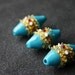 Magnificent turquoise glass beads.