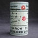 Opened only by order of surgeon. Vintage unused gauze box.