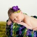 Purple Garden Flower Headband