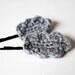 SALE - 50 % - Set of 2 Bobby pins with grey crocheted cloud ready to ship