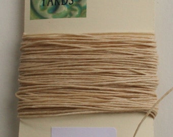 10 Yards Butterscotch 4 Ply Irish Waxed Linen Thread