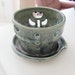 Berry Bowl or Orchid Planter Ceramic Pottery Handmade Stoneware Clay Food Safe Sea Green with Blue Glaze
