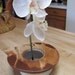 Ikebana Vase Handmade Candle Holder Flower Vase Pottery Ceramic Clay Original Brown Glazed Pot