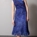 Nuno-felt dress "Lavandula latifolia"