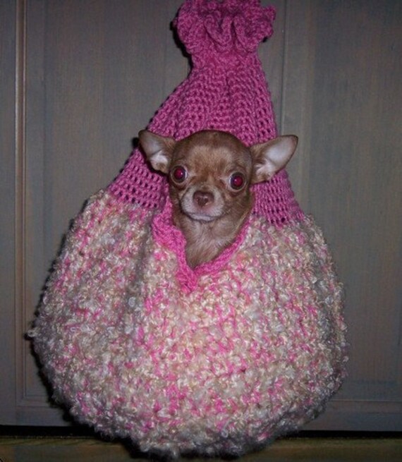 Crochet Pattern COCOON DOG CARRIER Perfect for