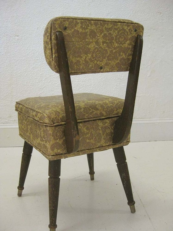 Vintage Sewing Chair with Notions Storage