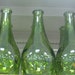 Colorful Green Glass Bottle Vases Green Moroccan Indian Apothecary Perfume Oil Diffuser Lime Apple