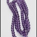 4mm Amethyst Purple Czech Glass Round Druk Spacer Beads - 16 inch strand - 100 pieces